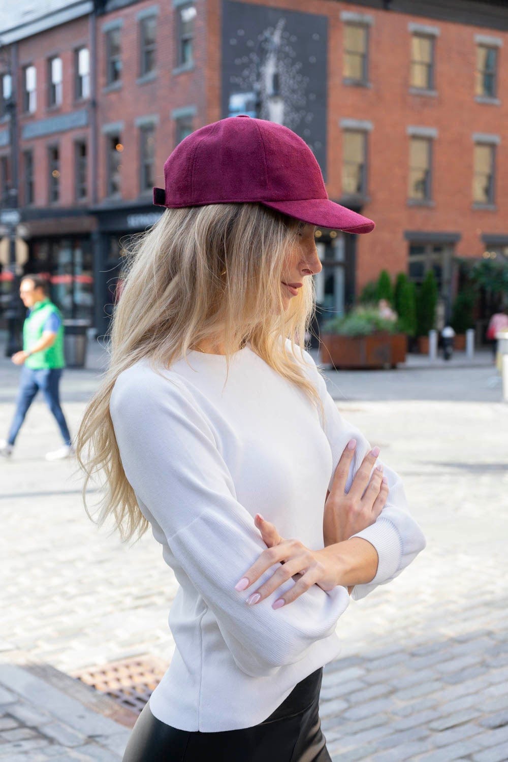 Suede Baseball Cap